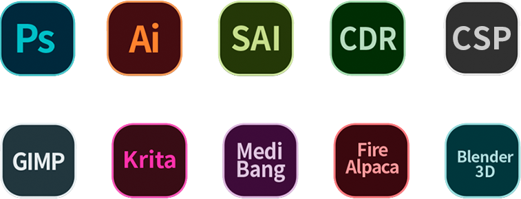Logo de aplicaciones compatibles